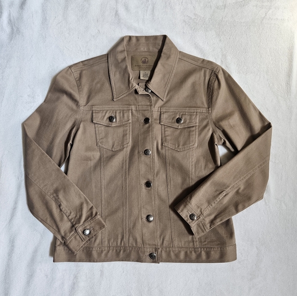 Tan Utility Jacket - Picture 1 of 7